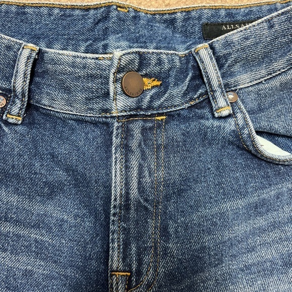 ALL SAINTS Helena High Rise Jean shorts W27‎ - Picture 7 of 8